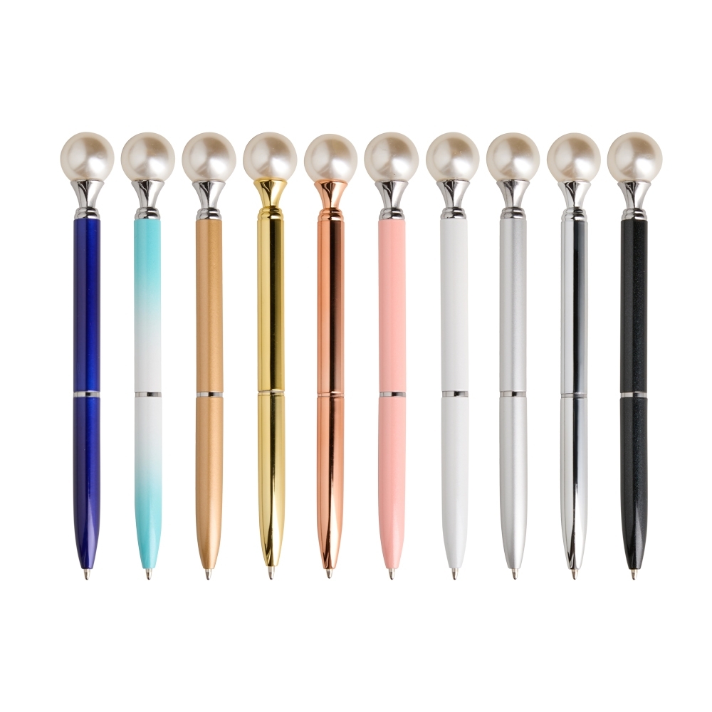 Caneta Metal Com Perola-15182