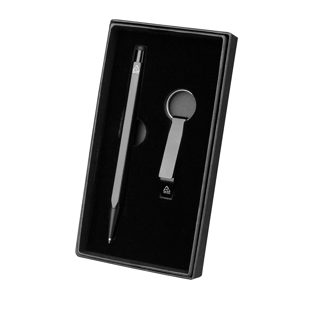 Kit Caneta Chaveiro Alumínio-15363