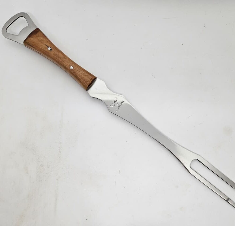 Garfo de Churrasco com Abridor